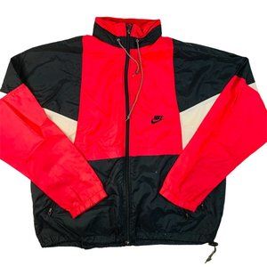 Mens Red And Black Nike Windbreaker 